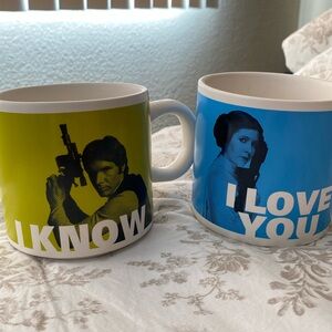 Leia and Han mugs